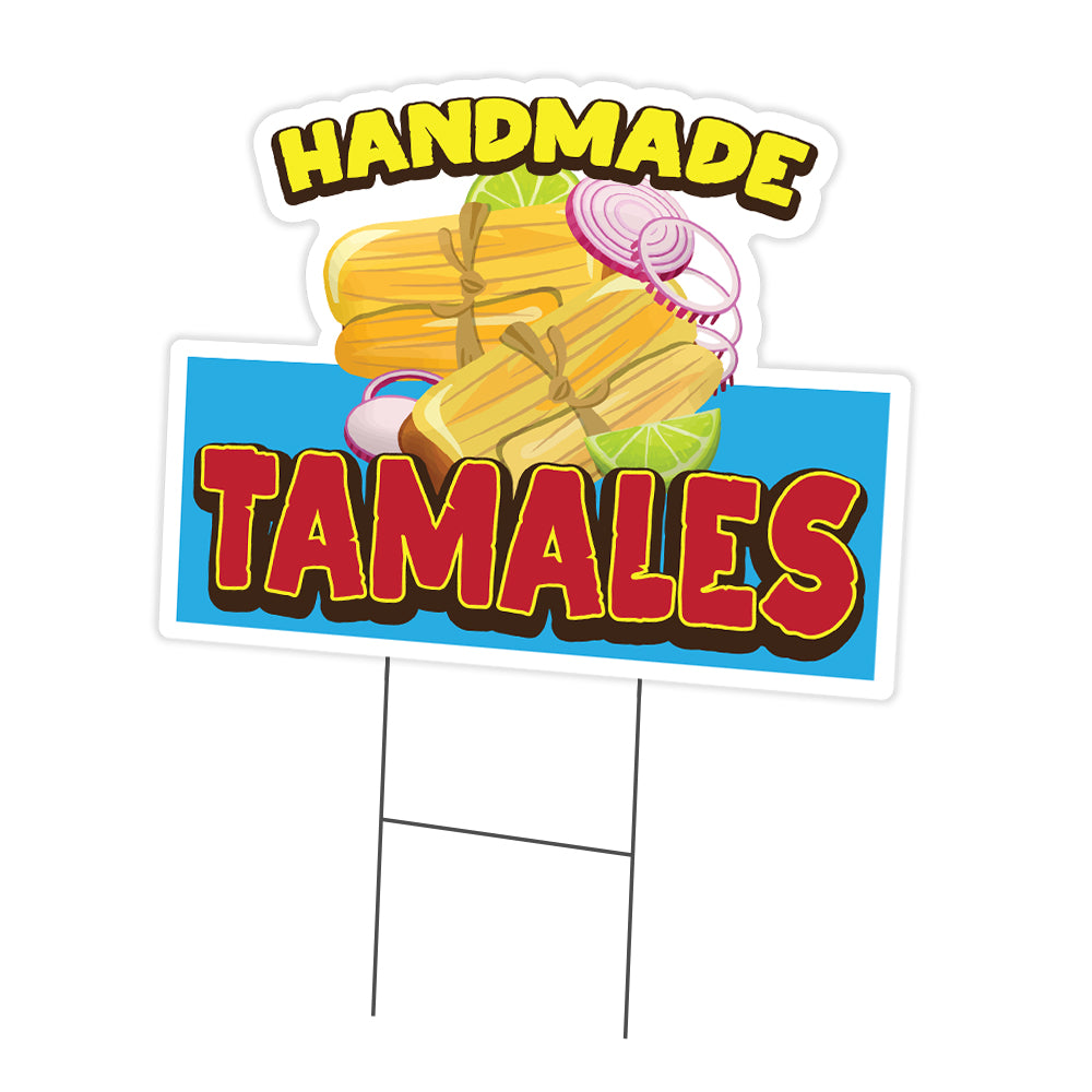 Handmade Tamales Die Cut