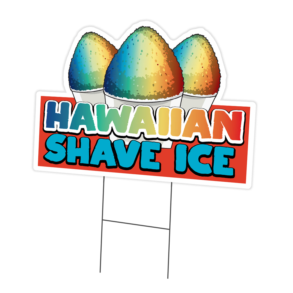 Hawaiian Shave Ice Die Cut