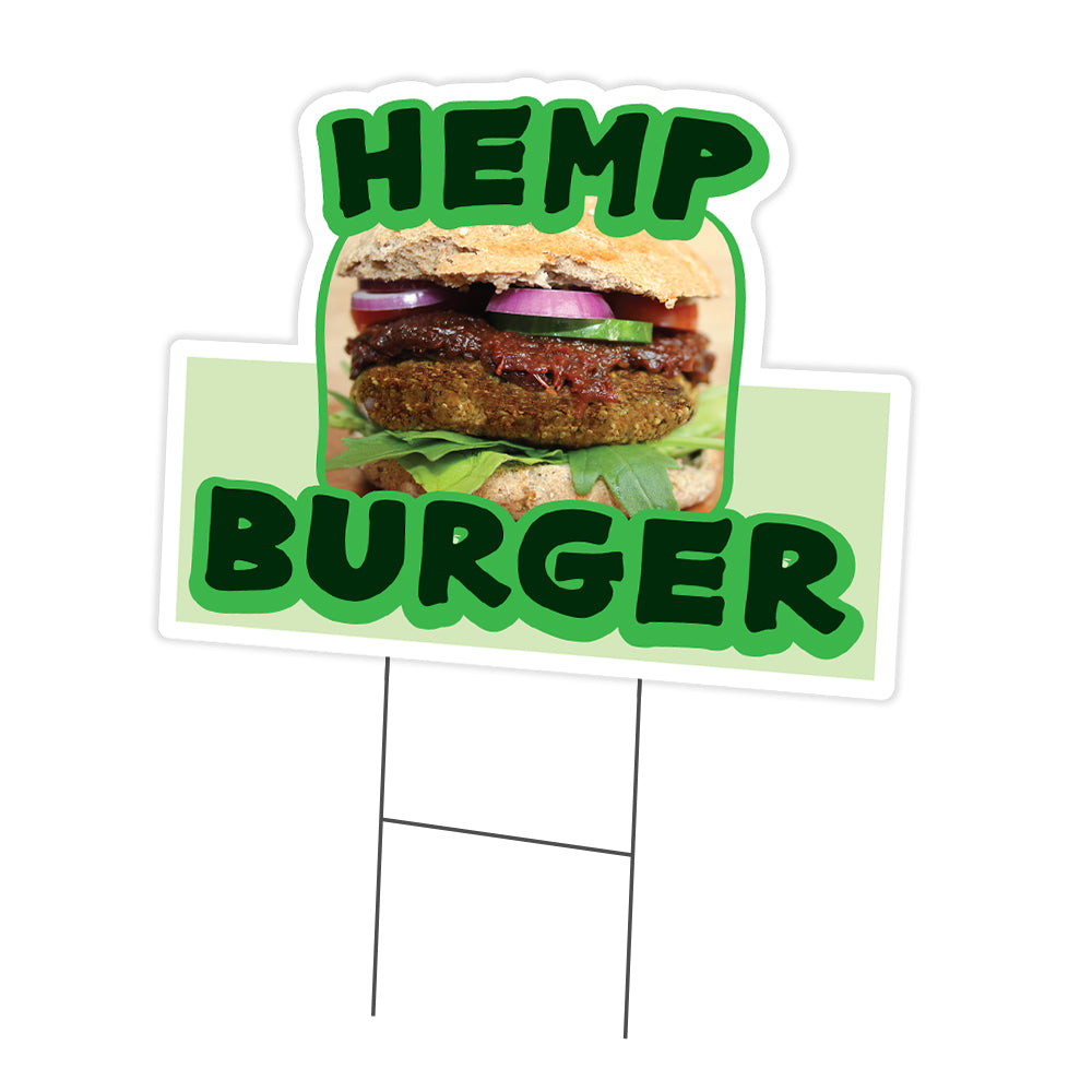 Hemp Burger Die Cut