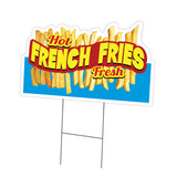 Hot Fresh French Fries Die Cut