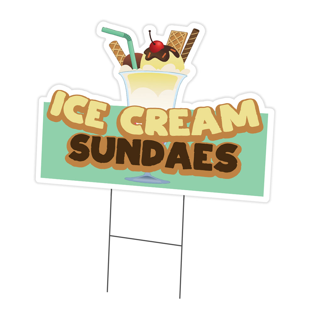 Ice Cream Sundaes Die Cut