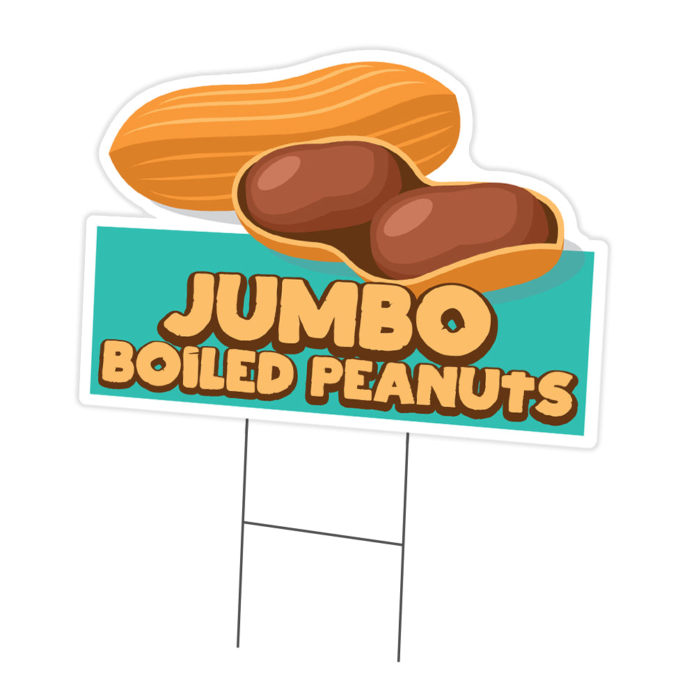Jumbo Boiled Peanuts Die Cut