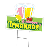 Lemon And Strawberry Lemonade Die Cut