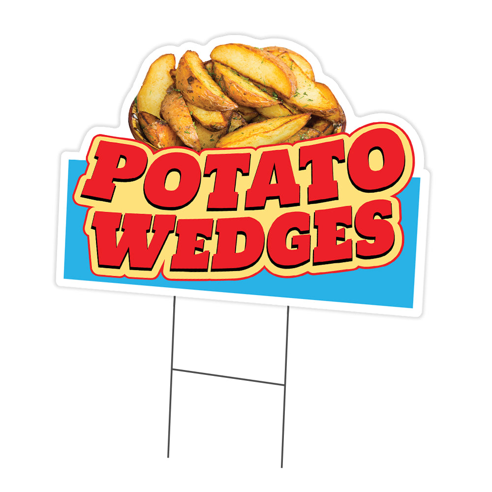 Potato Wedges Die Cut