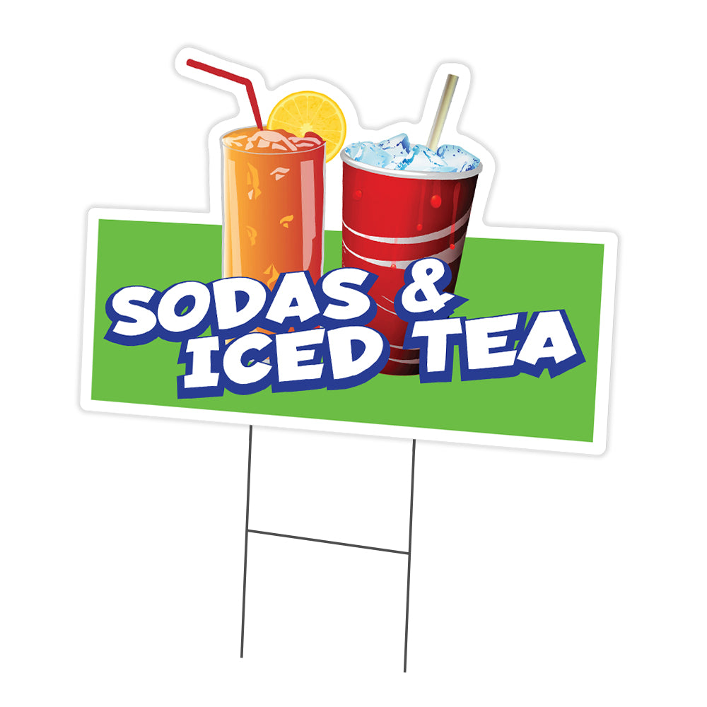 Sodas & Iced Tea Die Cut