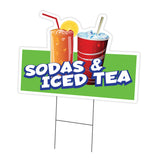 Sodas & Iced Tea Die Cut