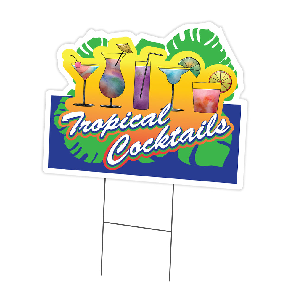Tropical Cocktails Die Cut