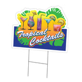 Tropical Cocktails Die Cut