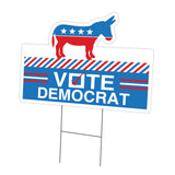 Vote Democrat Die Cut