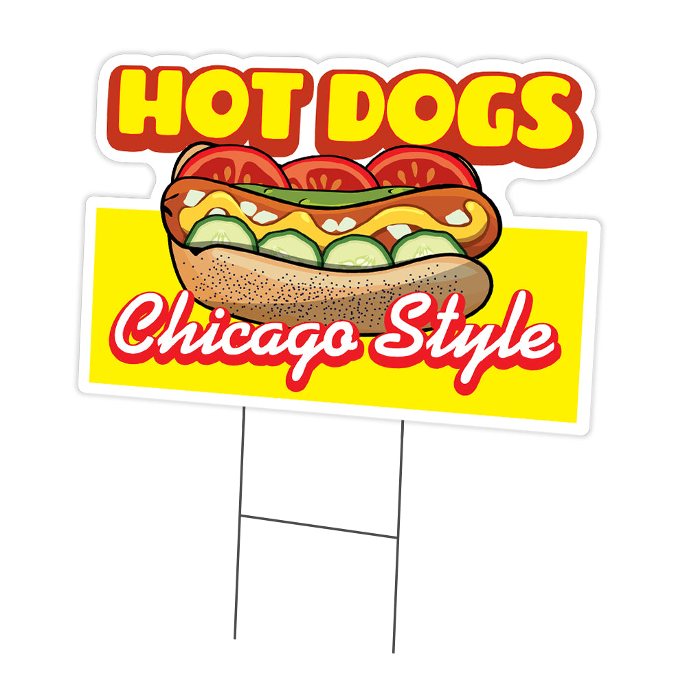 Hot Dogs Chicago Style