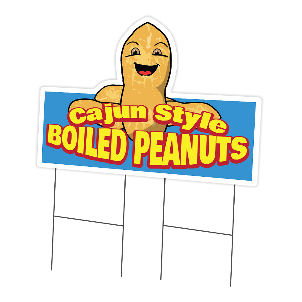 Cajun Style Boiled Peanuts Die Cut