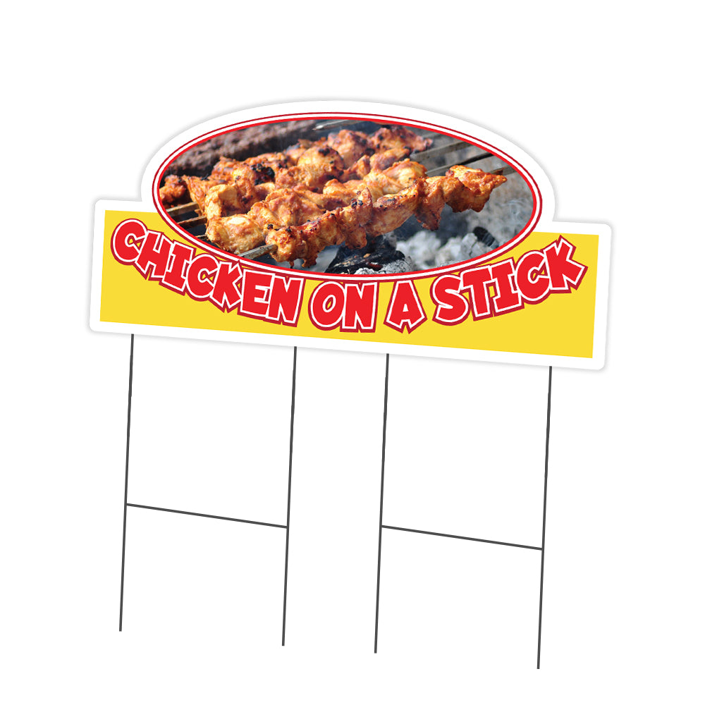 Chicken On A Stick Die Cut