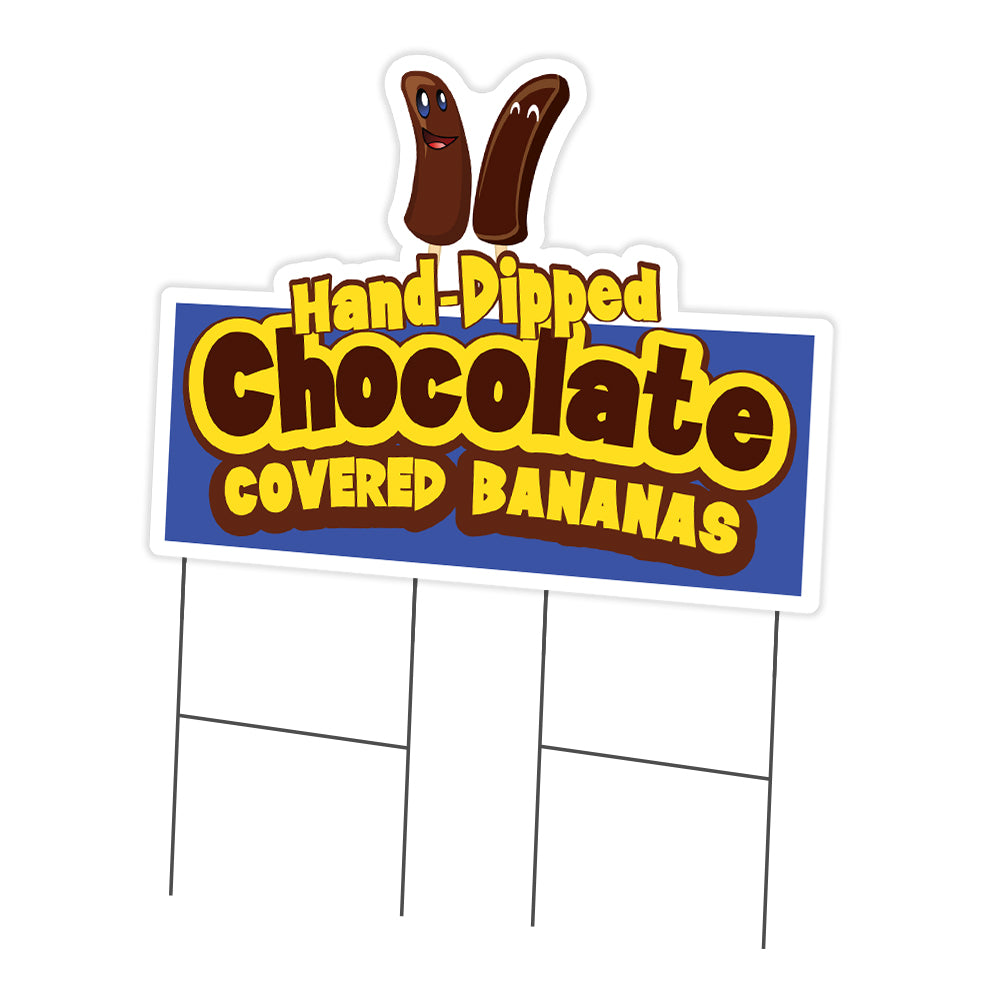 Chocolate Covered Bananas Die Cut