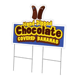 Chocolate Covered Bananas Die Cut