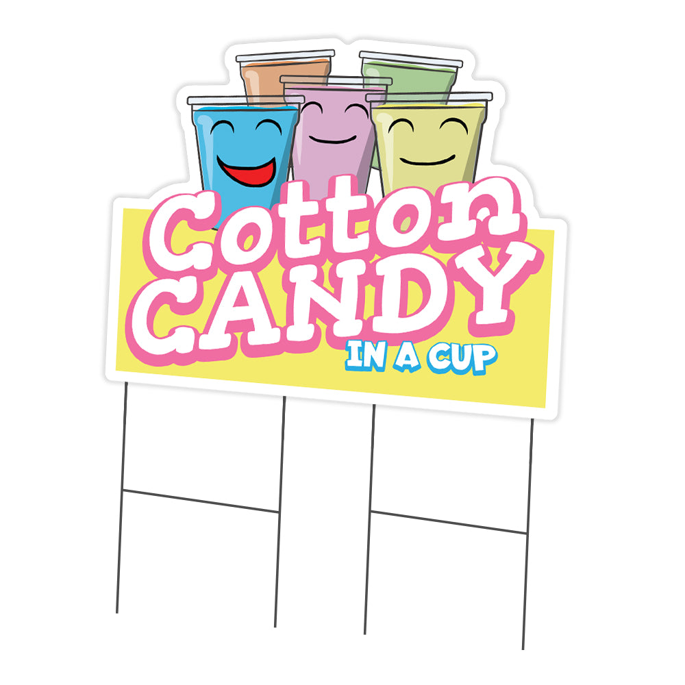 Cotton Candy In A Cup Die Cut