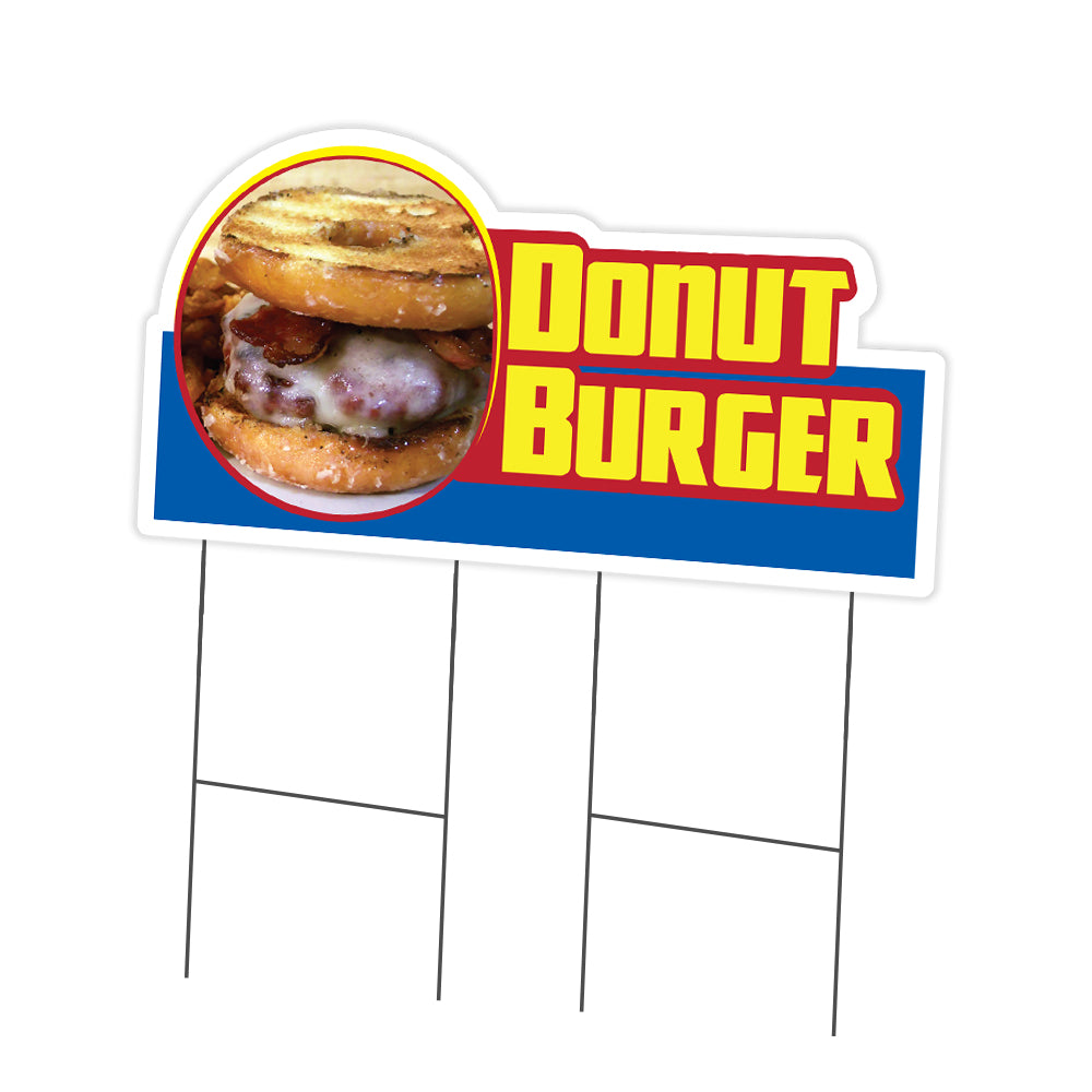 Donut Burger Die Cut