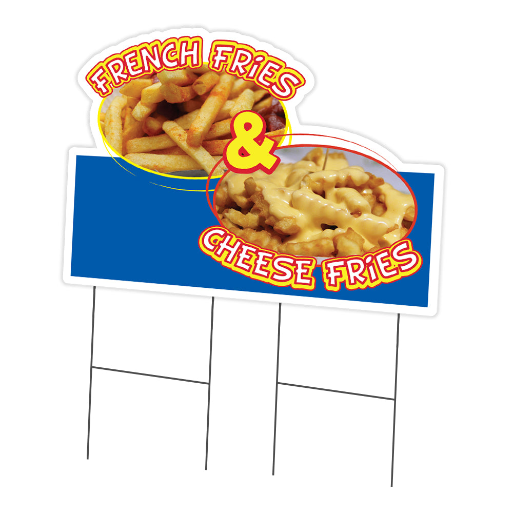 French Fries And Cheese Fries Die Cut