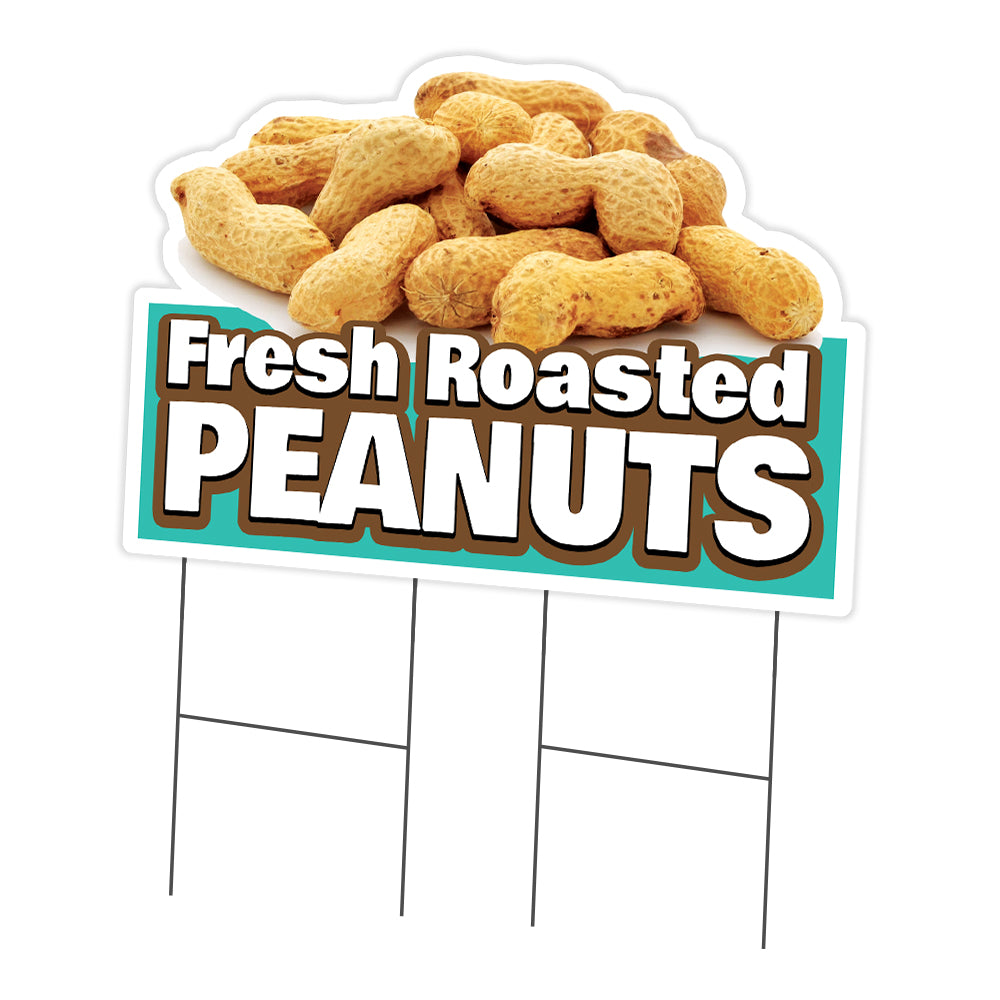 Fresh Roasted Peanuts Die Cut
