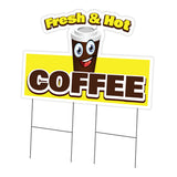 Fresh & Hot Coffee Die Cut