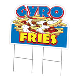 Gyro Fries Die Cut