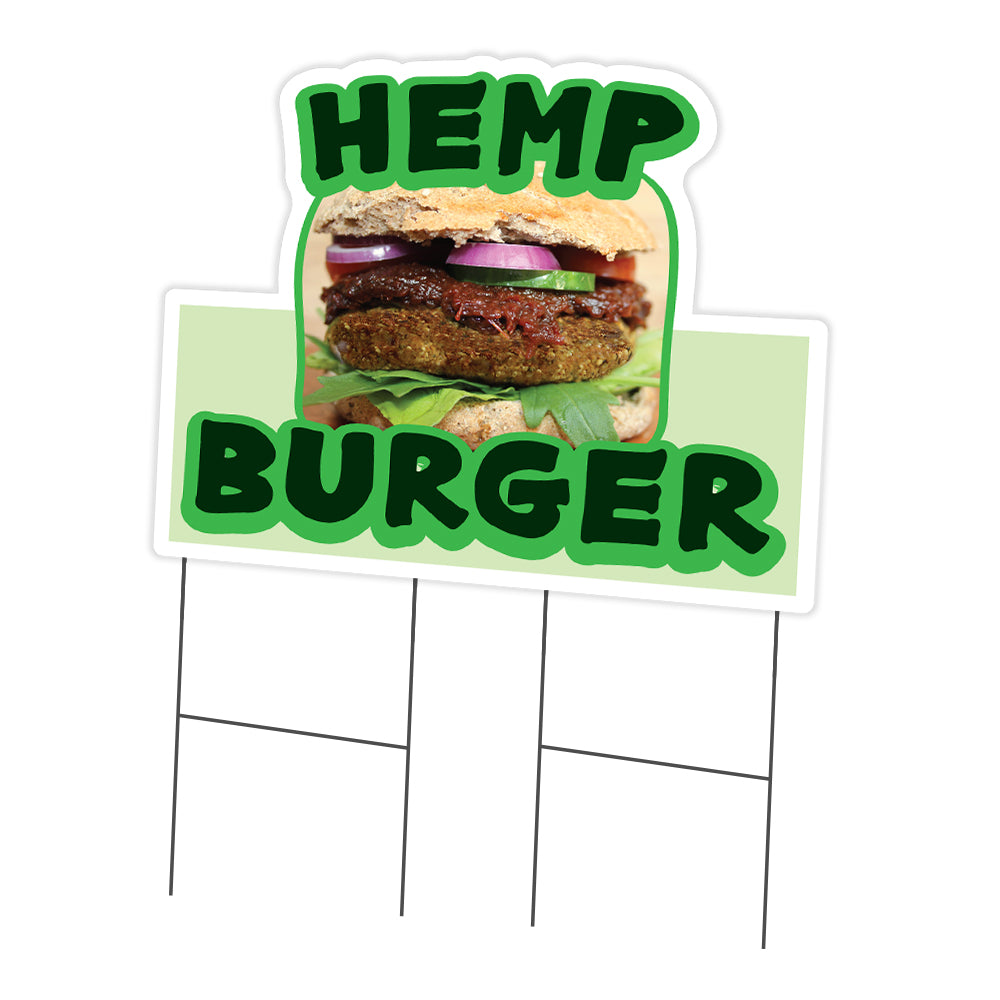 Hemp Burger Die Cut