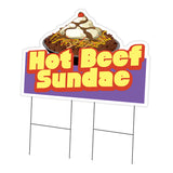 Hot Beef Sundae Die Cut