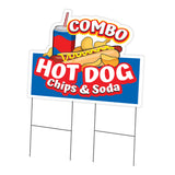 Hot Dogs Chips And Soda Combo Die Cut
