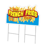 Hot Fresh French Fries Die Cut