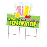 Lemon And Strawberry Lemonade Die Cut