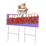 Maple Bacon Sundae Die Cut