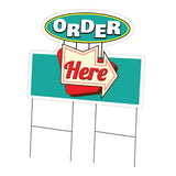 Order Here Die Cut