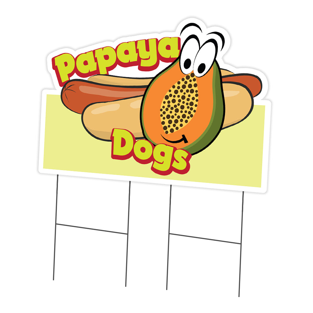 Papaya Dogs Die Cut