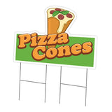 Pizza Cones Die Cut