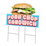Pork Chop Sandwich Die Cut