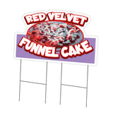 Red Velvet Funnel Cake Die Cut