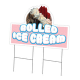 Rolled Ice Cream Die Cut