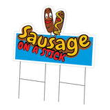 Sausage On A Stick Die Cut