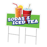 Sodas & Iced Tea Die Cut