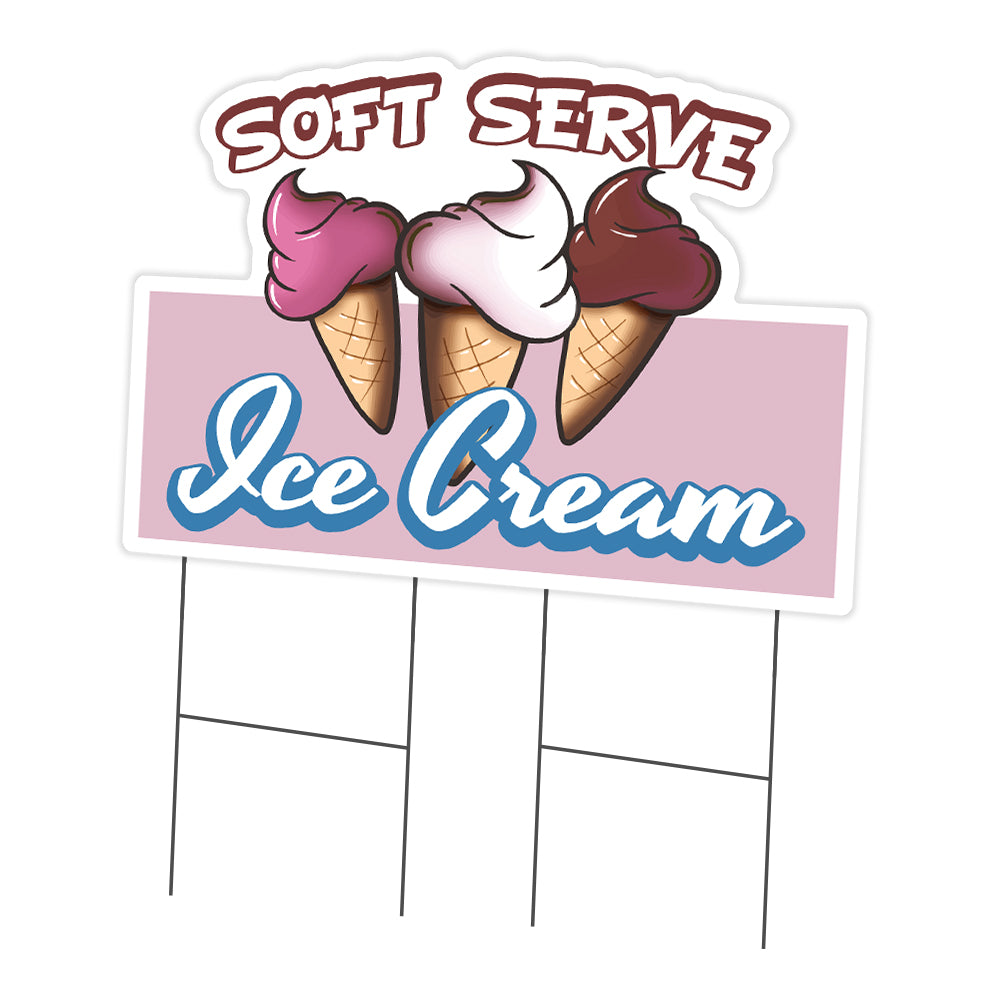 Soft Serve Ice Cream Die Cut