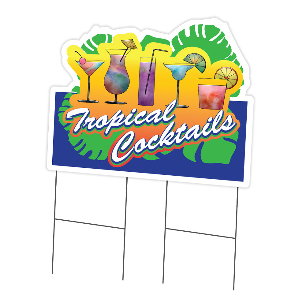 Tropical Cocktails Die Cut