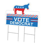 Vote Democrat Die Cut