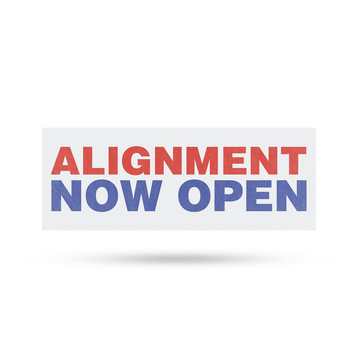 Alignment Now Open