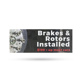 Brakes and Rotors Installed