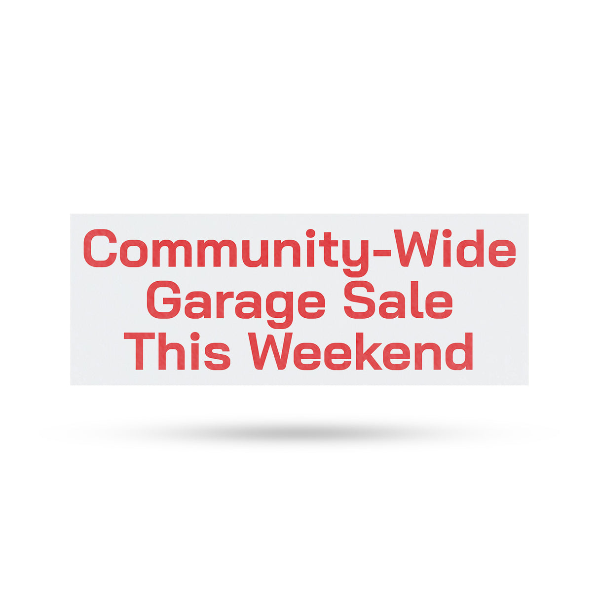 Community Wide Garage Sale This Weekend