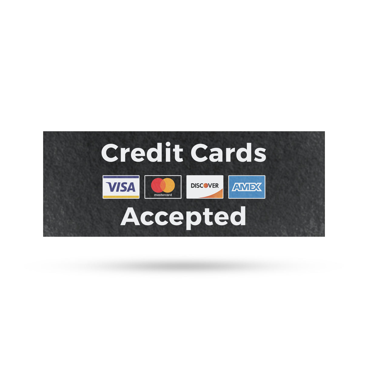 Credit Cards Accepted