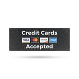 Credit Cards Accepted
