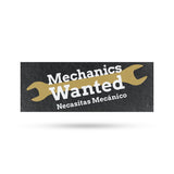 Mechanics Wanted English Spanish