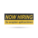 Now Hiring se Aceptan Aplicaciones