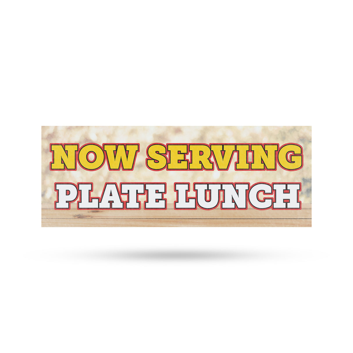 Now Serving Plate Lunch
