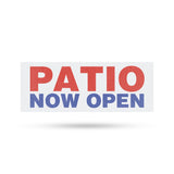 Patio Now Open